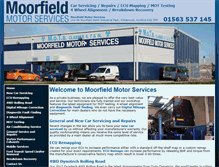 Tablet Screenshot of moorfieldmotorservices.co.uk